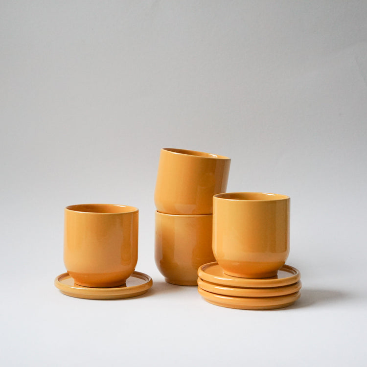 4er-Set Becher Hollyhock